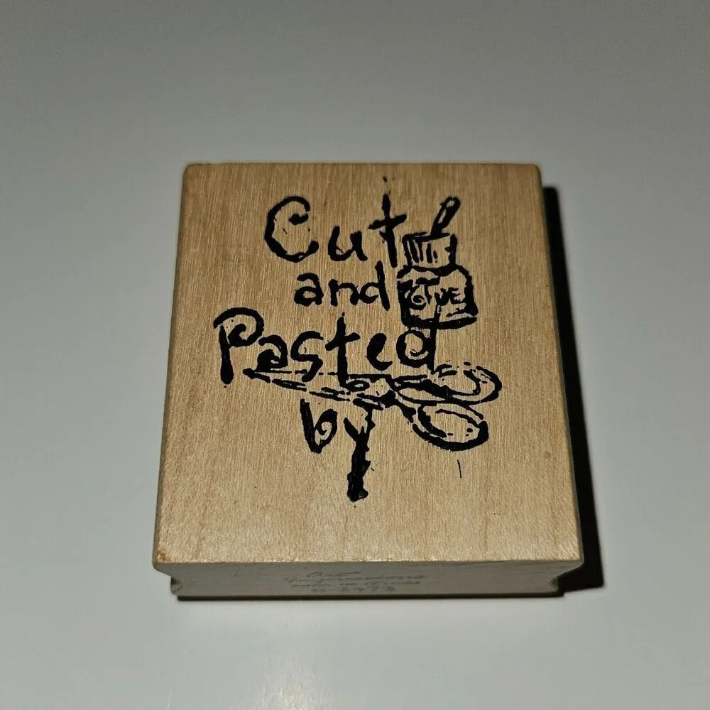 Cut and Pasted by Rubber Stamp Art Impressions NEVER USED